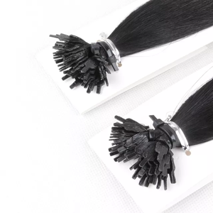 ต่อผมแบบ Y Tip ขายส่ง ผมแท้ 100% Remy  แบบ Pre Bonded Keratin  ต่อผม Y Tip แบบ Double Drawn สีดำและสี 613 สำหรับใช้ในร้านเสริมสวย - Product Image 2