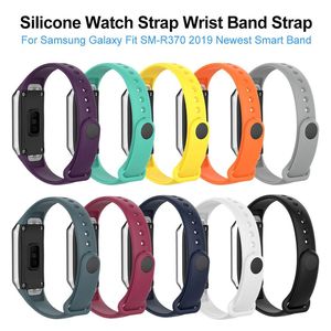 สายรัดทดแทนสำหรับซัมซุง กาแล็คซี่ ฟิต <span class=keywords><strong>SM</strong></span>-<span class=keywords><strong>R370</strong></span> สายรัดข้อมืออัจฉริยะ สายรัดซิลิโคน สายนาฬิกาแบบสปอร์ต สายรัดข้อมือยางทดแทน - Product Image 3