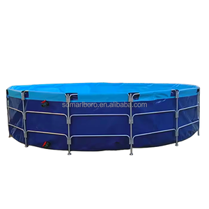 Tanque Redondo de PVC para Acuicultura de Lubina Azul de Alta Densidad con Tamaño Personalizable (2m-30m) y Generador de Oxígeno - Product Image 5