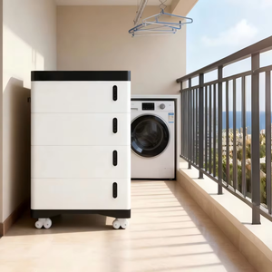 Système de stockage d'énergie solaire photovoltaïque domestique 5 kW avec batterie lithium-ion empilée - Product Image 1