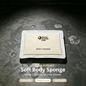 Esponja de Baño Comprimida Desechable con Jabón Incorporado para Hotel, Esponja Autoespumante para Viaje - Product Image 3