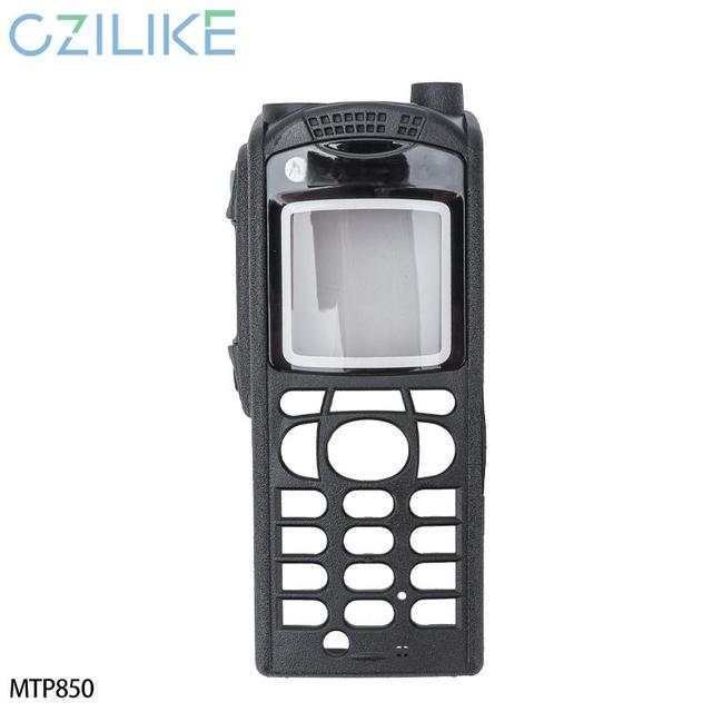MTP850 Walkie Talkie Front Housing Cover Shell Replacement Part for Two Way Radio Faceplate