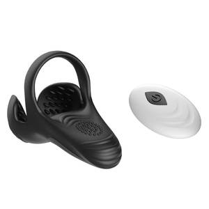 Anello Vibrante Elettrico per Masturbazione Maschile con Telecomando, Anello in Silicone con Controllo App per Giocattoli Erotici Maschili - Product Image 2