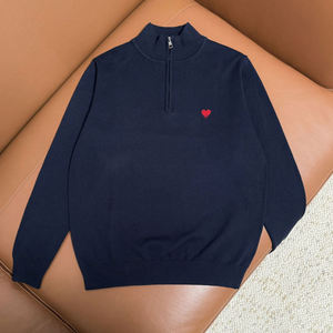 <span class=keywords><strong>Pull</strong></span> à demi-zip pour homme, haute qualité, créateur Amy Paris, vêtements décontractés pour homme, automne-hiver. - Product Image 5