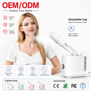 OEM/ODM Custom Brand Hot Facial <b>Steamer</b> 200ml Electric Deep Cleansing Home Use Portable Skin Care Pore Cleanser Facial <b>Steamer</b> - Product Image 1