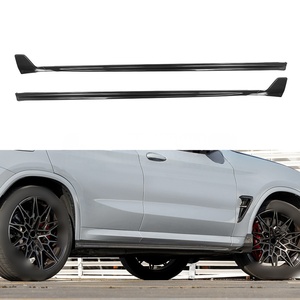 Faldones laterales estilo SQ V2 de fibra de carbono preimpregnada para <span class=keywords><strong>BMW</strong></span> X3 G01 X4 G02 X3M F97 X4M F98 <span class=keywords><strong>2017</strong></span>-2024 - Product Image 3
