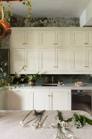 CBMmart Nouveaux meubles de cuisine blancs de style Shaker, designs modernes laqués, armoires de cuisine en bois massif