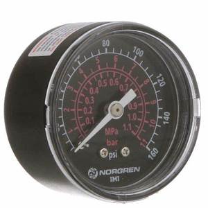 18-015-856 1/8 Analogue <b>Gauge</b> 10bar Back Entry 63mm Outside Diameter - Product Image 5