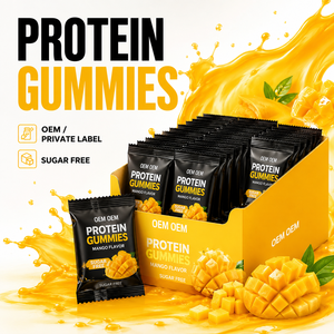 Gommose Proteiche OEM ODM Senza Zucchero, Orsetti Gommosi ad Alto Contenuto Proteico, Etichetta Privata, Gusto Personalizzato, Fabbrica di Nutrizione Sportiva - Product Image 1