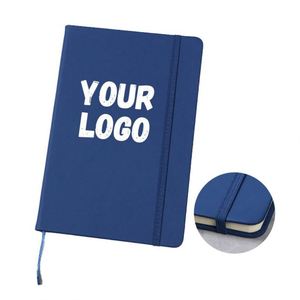 WSY5361 Custom <b>A5</b> with Elastic Strap Pu Journal Diary Notebook Printed Brand Logo Diary Notepad <b>Note</b> <b>Book</b> PU Leather Notebook - Product Image 1