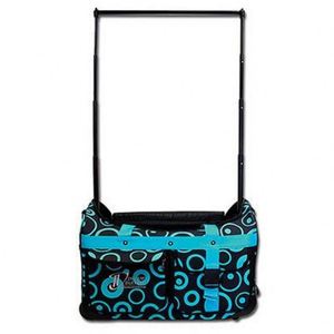 Échantillon gratuit : Sac de danse léger à fond rabattable avec porte-vêtements à roulettes de conception innovante, sac de sport - Product Image 1