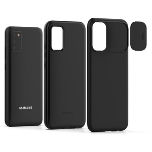 Rivestimento di pelle Olio di cuoio Della Caramella Opaca Gelo Dura del PC Cassa Del Telefono Per <span class=keywords><strong>Samsung</strong></span> <span class=keywords><strong>A02s</strong></span> Della Copertura Posteriore con la Finestra Scorrevole Protezione Della Fotocamera - Product Image 4