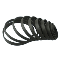 Bague d'usure en PTFE rempli de carbone à prix de gros, bande de roulement robuste pour composants de joint de piston de vérin pneumatique