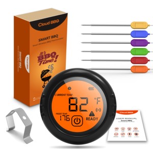 Thermomètre numérique sans fil intelligent avec sonde pour cuisine, cuisson, aliments, viande, barbecue, fumoir, four - Product Image 5