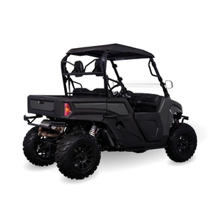 HISUN 550cc EFI UTV 4x4 <span class=keywords><strong>Véhicule</strong></span> <span class=keywords><strong>utilitaire</strong></span> tout-terrain <span class=keywords><strong>avec</strong></span> toit et pare-brise, chariot agricole professionnel 4x4 <span class=keywords><strong>avec</strong></span> blocage de différentiel - Product Image 4