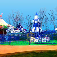 Manèges interactifs familiaux à commande manuelle pour parcs d'attractions, équipement extérieur parent-enfant pour centres de divertissement familial