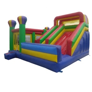 Toboggan gonflable commercial à thème dinosaures et palmiers pour la <span class=keywords><strong>location</strong></span> de fêtes d'enfants - Product Image 6
