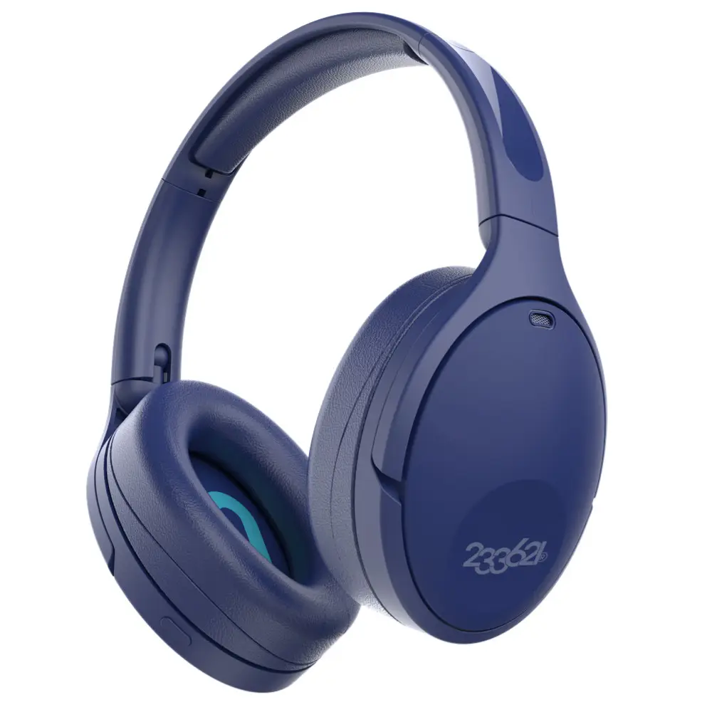 Hush 100 Hours Playtime Active Noise Cancelling Wireless Over-Ear ANC Bluetooth Foldable Headset bluetooth Headphone