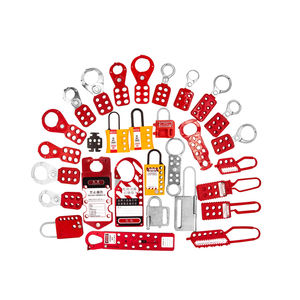 उच्च गुणवत्ता वाले स्टील सुरक्षा लॉक-आउट पैडलॉक प्रकार के साथ दरवाजे के उपयोग के लिए बहु-व्यक्ति के लिए टिकाऊ औद्योगिक उपकरण प्रबंधन - Product Image 1