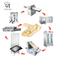 Machine automatique de fabrication de pain commercial pour roti, pâte à pain, pain pané, shawarma, naan, pain de mie, pain pita, pour Éthiopie, Nirav, Turquie, Irak, Arabie