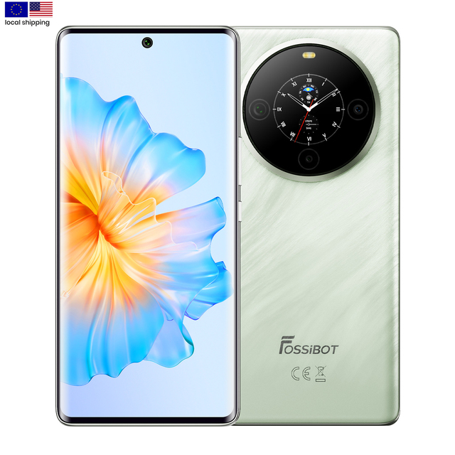 Fossibot S3Pro Feature 6.67 Inch Amoled Rear Display 6Gb+128Gb Dual Sim Card 64MP Camera 4G Smart Mobile Phones With Nfc