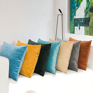 Funda de Cojín Moderna a Rayas de Terciopelo Sólido Tejido 40x40-60x60cm, Funda de Almohada Súper Suave para Uso Doméstico y Hospitalario - Product Image 3