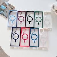 Étui JOYPORODO B202 pour Samsung S26 S25 S24 S23 S22 Ultra, étui de téléphone magnétique transparent en acrylique pour Galaxy A07 A17 A27 A23 A57