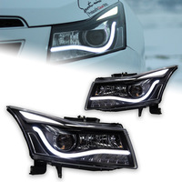 Kit de rénovation de phares Chevrolet Cruze 2009-2016, 50W 12V, lentille LED, feux de jour, clignotants au xénon