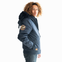 Veste bomber pour homme, personnalisable, en gros, patchwork brodé, hiver, réversible, imperméable, haute qualité