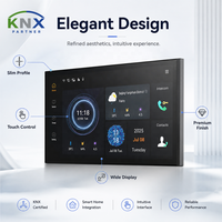 Interrupteur KNX en verre, panneau mural tactile intelligent pour contrôle de scène, produits domotiques, automatisation de la maison, interrupteur tactile intelligent KNX pour villa et hôtel
