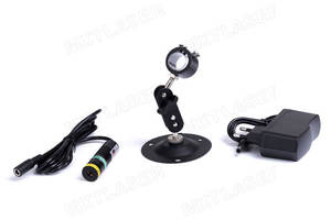 Module de diodes Laser vert croisé 10mW/30mW/50mW/80mW, lentille en verre 520nm (Module Laser + adaptateur + support) - Product Image 5