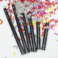 Canon à confettis électronique de 80 cm, personnalisé, vide, biodégradable, pour fêtes, Confetti Gremlins Two Fast Birthday Dirty Thirty 90th