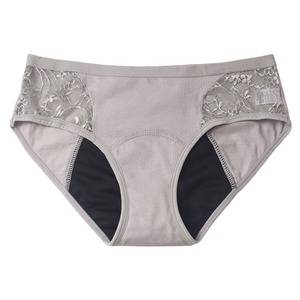Taglia europea americana biancheria intima fisiologica a prova di perdite di pizzo a vita bassa per donne biancheria intima mestruale a triplo strato - Product Image 6