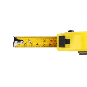 Ruban à mesurer portable 3m/7,5m/5m avec embouts de protection, lame de 25 mm de large avec graduations impériales et en pouces de classe II pour la construction - Product Image 4