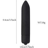 JT Leistungsstarker Bullet-Vibrator mit 10 Modi Tragbarer Mini-Taschen-Vagina-Stimulator Wasserdichtes Superstarkes Erwachsenen-Sexspielzeug für Frauen