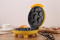 Machine à gaufres en gros pour enfants, machine à gaufres électrique à chauffage double face automatique, appareil de cuisson électrique pour le petit-déjeuner