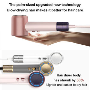 <span class=keywords><strong>Petit</strong></span> sèche-cheveux haute puissance, couleur rose/blanche, personnalisation, sèche-cheveux domestique, salon, ionique négatif, sèche-cheveux à grande vitesse - Product Image 2