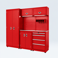 Système modulaire d'atelier de garage OEM : Unité de rangement combinée en métal pour outils, armoire de rangement d'outils en métal