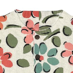 <span class=keywords><strong>Cardigan</strong></span> in Maglia da <span class=keywords><strong>Donna</strong></span> per Tutte le Stagioni, Versatile con Bottoni Frontali, <span class=keywords><strong>Oversize</strong></span>, Stile Vintage Boho con Stampa Floreale, Morbido per Uso Quotidiano - Product Image 5