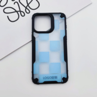 Couverture de téléphone portable antichoc en Tpu souple de haute qualité pour Iphone 16 Plus 14 15 13 12 11 Pro Max coque de téléphone mate avec logo personnalisé