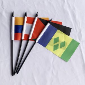 Haiti Sản Phẩm Tổ Chức Sự Kiện Lễ Hội Chất Lượng Cao Tùy Chỉnh Polyester Haiti Haiti Haiti Tay Vẫy Cờ Cờ - Product Image 6