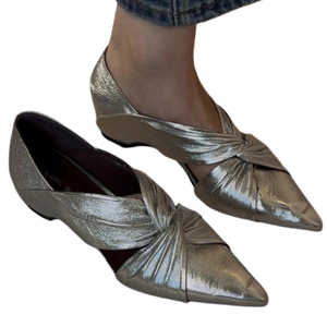 Baskets plates décontractées pour femmes, mocassins à enfiler confortables et respirants, chaussures d'été avec empeigne en PU et semelle extérieure en TPR - Product Image 2