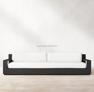 American Modern Outdoor Furniture <strong>Garden</strong> Furniture All-Weather Aluminum Sofa Lounge Chairs Pool Outdoor <strong>Love</strong> <strong>seat</strong> - Product Image 4
