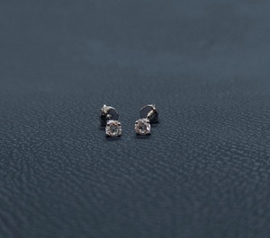 14K Gold Bezel Setting Lab Grown Diamond <b>Stud</b> <b>Earrings</b> | Women's Handmade <b>Fine</b> Jewelry | Party Gift | Factory Direct Wholesale - Product Image 2