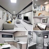 Maison ou hôtel modulaire moderne préfabriquée en panneaux sandwich EPS extensibles de 20 pieds/40 pieds