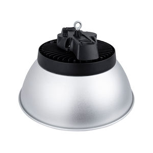 Personalizable 100W Industrial para <span class=keywords><strong>LED</strong></span> <span class=keywords><strong>High</strong></span> <span class=keywords><strong>Bay</strong></span> Pendant Light Interior Exterior Impermeable IP66 Aluminio Vidrio PC UFO Forma - Product Image 2