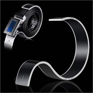 ชั้นวางเข็มขัดอะคริลิกใสทนทานสำหรับจัดแสดงเข็มขัด - Product Image 1