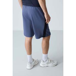 Shorts pour hommes en coton épais, doux et texturé, coupe standard, basique - 81280 - Oil - Product Image 6