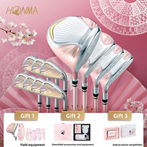 ชุดไม้กอล์ฟ <span class=keywords><strong>HONMA</strong></span> Sakura No Mai Dance Cherry รุ่นฉลองครบรอบ 65 ปี จำนวน 4 ไม้ 7 ไอรอน สำหรับสุภาพสตรี ความแข็ง L 17 พร้อมอุปกรณ์เสริม - Product Image 2