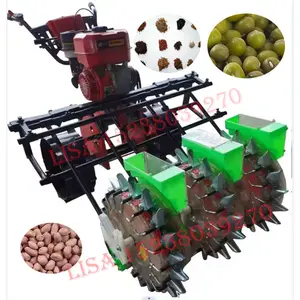 High Productivity Hand Push Planter Machine Multi-Functional Seeder for Grain Soybean Fertilizer Box Farm Machinery